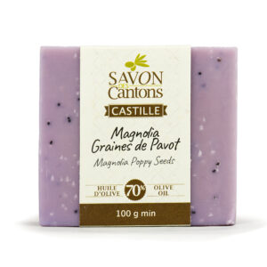 Savon Castille Magnolia Graines de Pavot